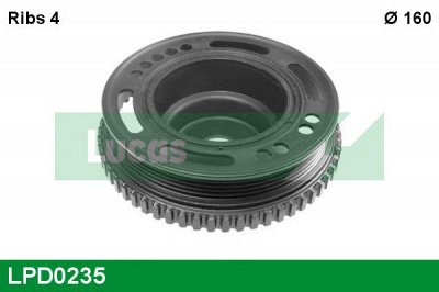 LUCAS ENGINE DRIVE lpd0235 -  Ременный шкив, коленчатый вал